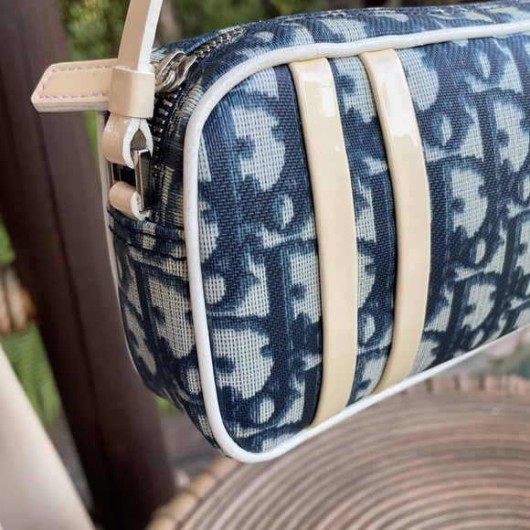 Christian Dior trotter blue pochette - Picture 9 of 16